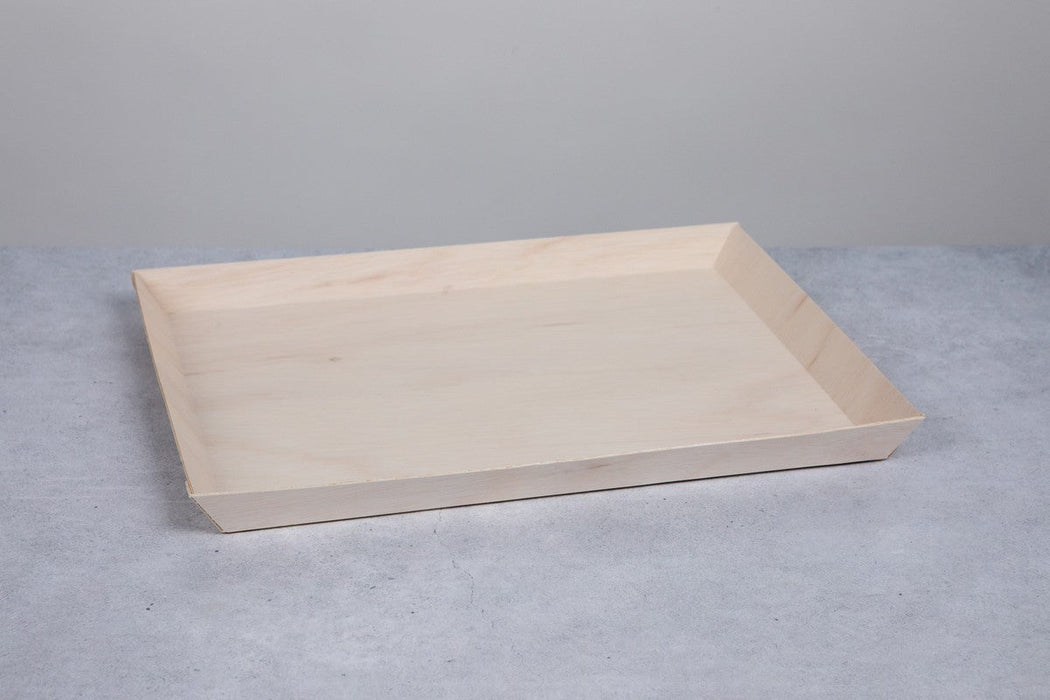 Vassoio "Samurai" in legno 132x131mm H19mm