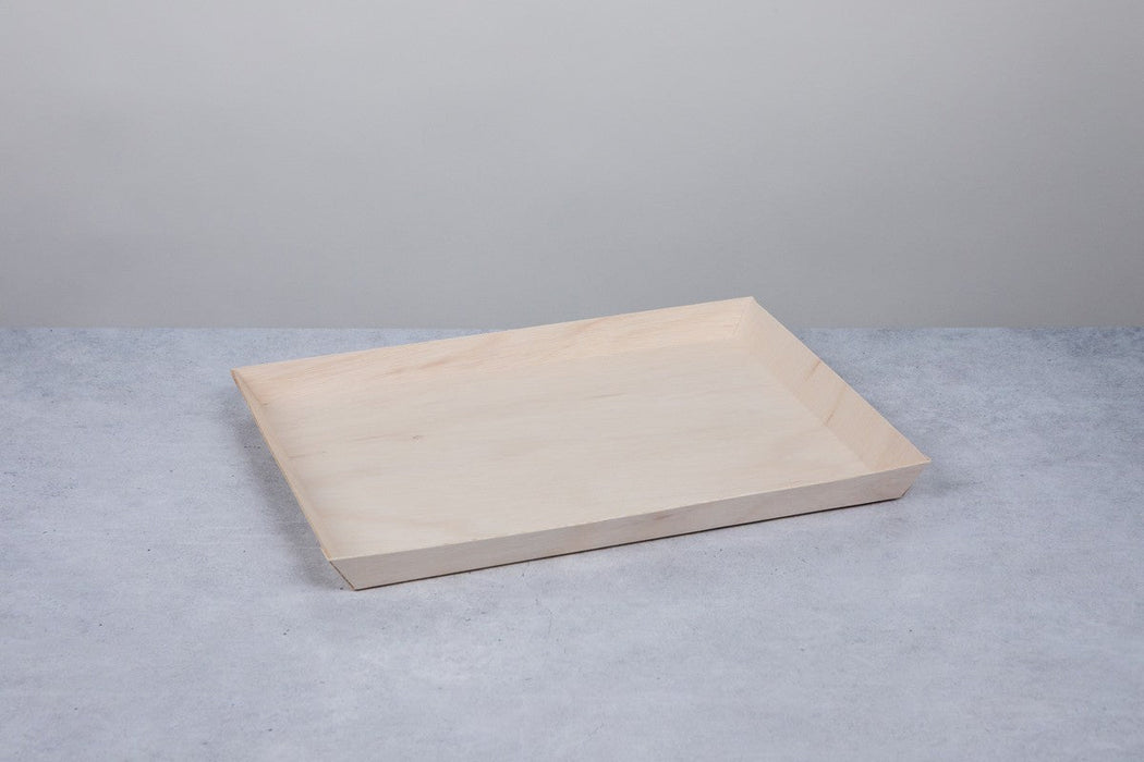 Vassoio "Samurai" in legno 132x131mm H19mm
