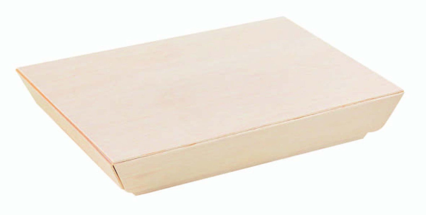 Vassoio "Samurai" in legno 180x130mm H29mm