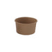 Tarrina de cartón kraft para caliente/frío 270ml Ø95mm A62mm - 50Uds