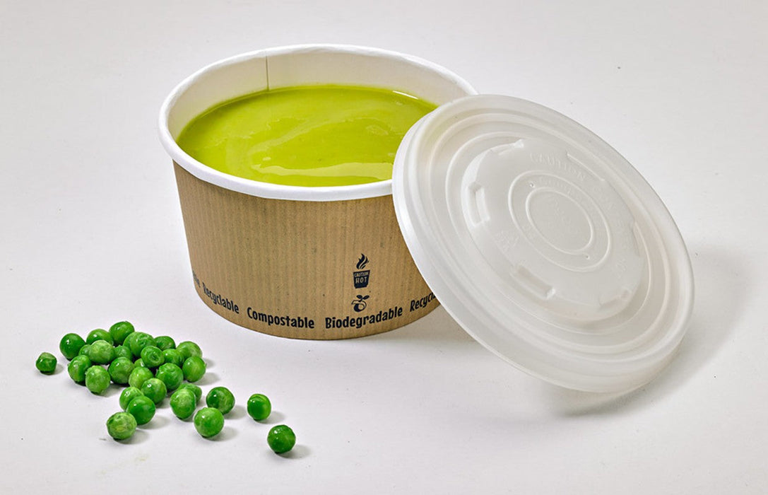 Contenitore da zuppa "Nature" biodegradabile  H80mm 450ml