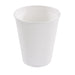 Vaso de postre blanco elaborado con pulpa de caña de azúcar 260ml A90mm - 50Uds