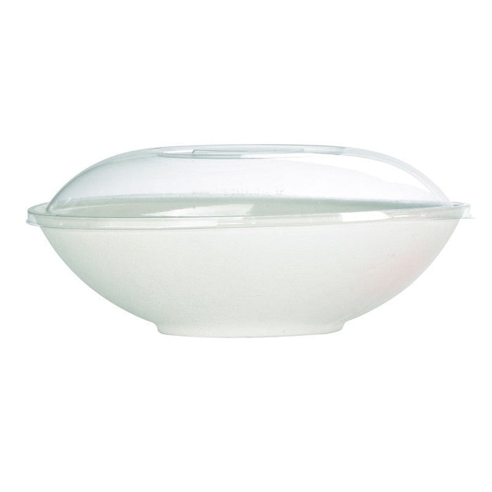 Ciotola "BioNchic" ovale in polpa di canna da zucchero 270x165mm H77mm 1500ml