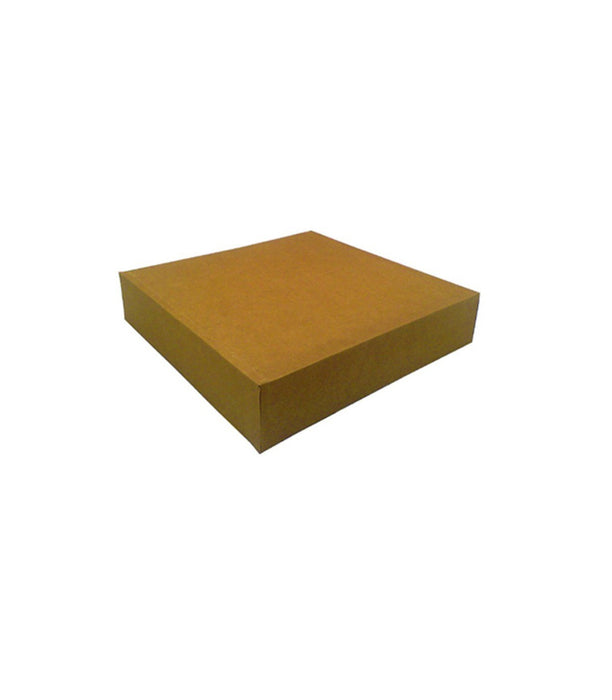 Scatola da pasticceria in cartone kraft 200x200mm H80mm