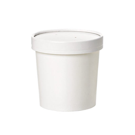 Vaso sopa de cartón con tapa 350ml A85mm - 25Uds