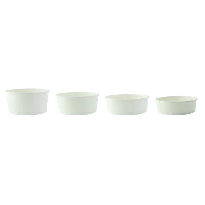 Insalatiera "Buckaty" tonda in cartone bianco   H68mm 750ml