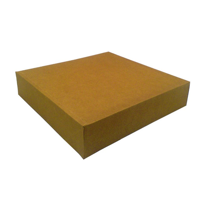 Scatola da pasticceria in cartone kraft 320x320mm H50mm