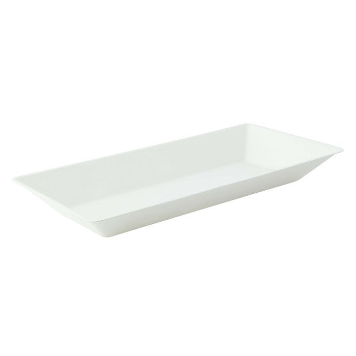 Piatto "EcoDesign" in polpa di canna da zucchero  260x130mm H28mm 500ml