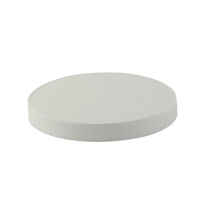 Coperchio in cartone bianco, alimenti caldi e freddi  H11mm