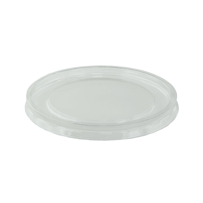 Coperchio in plastica trasparente con foro a X per DELI (PET1)