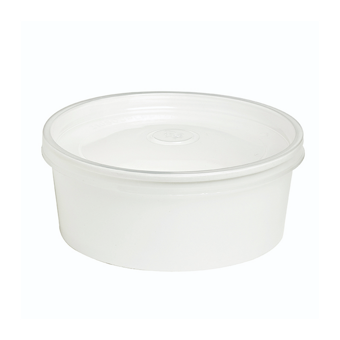 Insalatiera "Buckaty" tonda in cartone bianco   H50mm 550ml