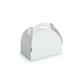 Caja pastelera blanca con asa 110x100x110mm - 50Uds