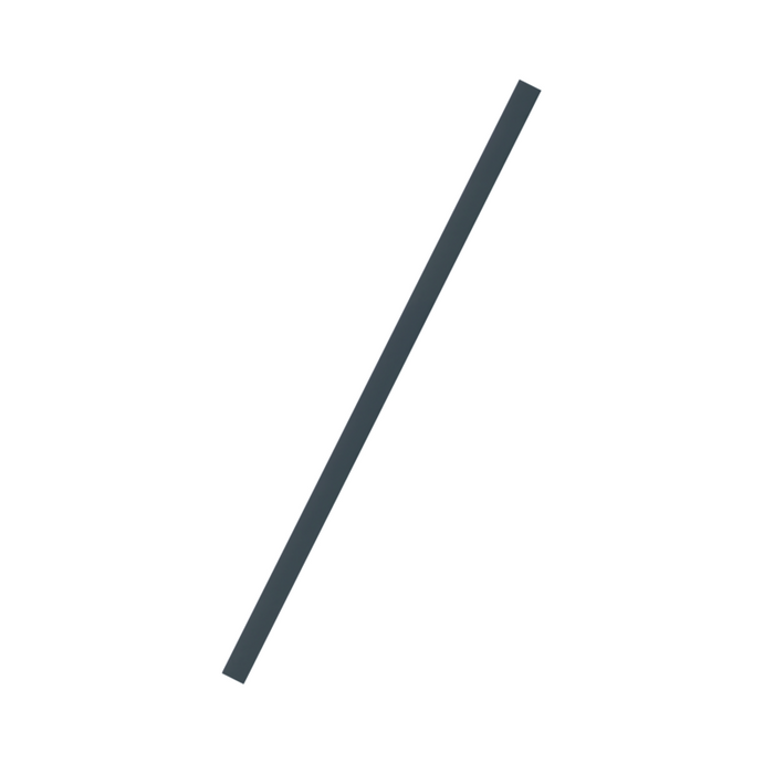 Cannuccia nera in PLA per cocktail  H140mm
