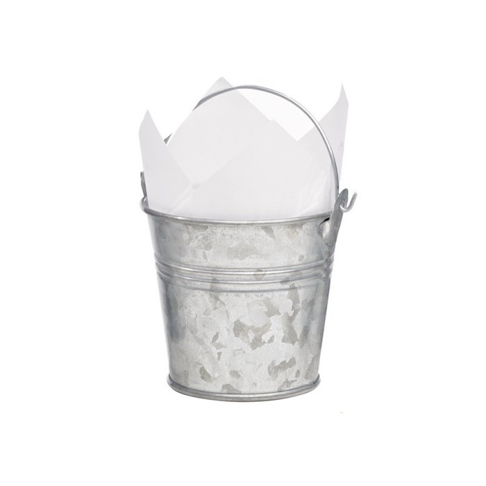 Secchiello in metallo con manici  H75mm 200ml