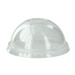 Tapa PET transparente cúpula con agujero Ø80mm A36mm - 100Uds