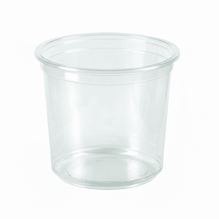 Contenitore "Deli" tondo in PLA trasparente  H151mm 900ml