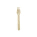 Tenedor de madera con funda de papel kraft A158mm - 50Uds